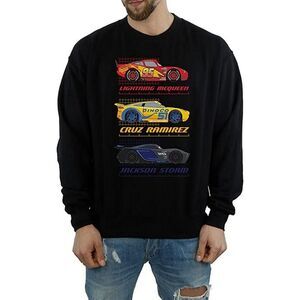 Cars Mens Racer Profile Cotton Sweatshirt / Black